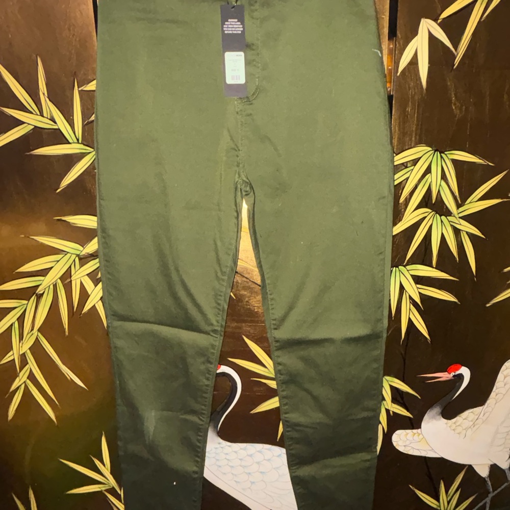 Fashion Nova Women's Olive Green Chinos